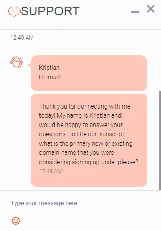 Hostmonster customer support live chat