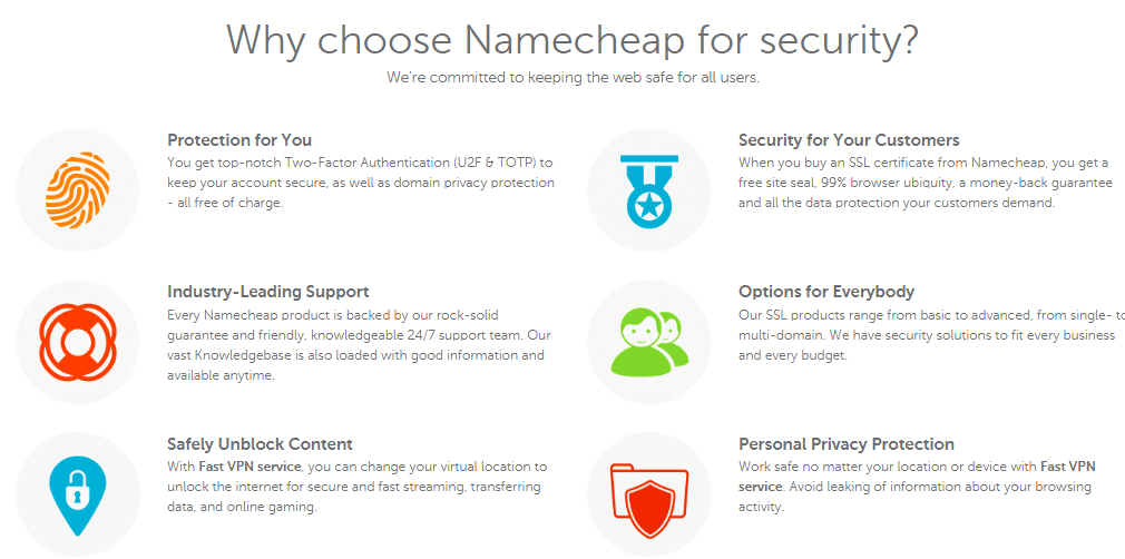 Namecheap Security Benefits