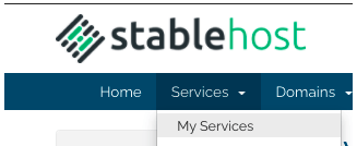 find service in StableHost