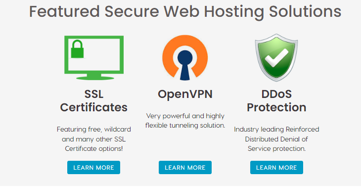 A2 Hosting's Secure Web Hosting solutions