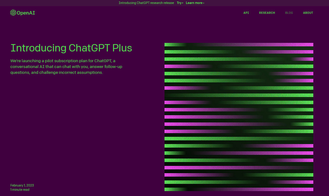 ChatGPT Plus Overview