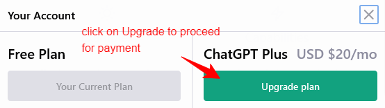 Chatgptplus subscription process