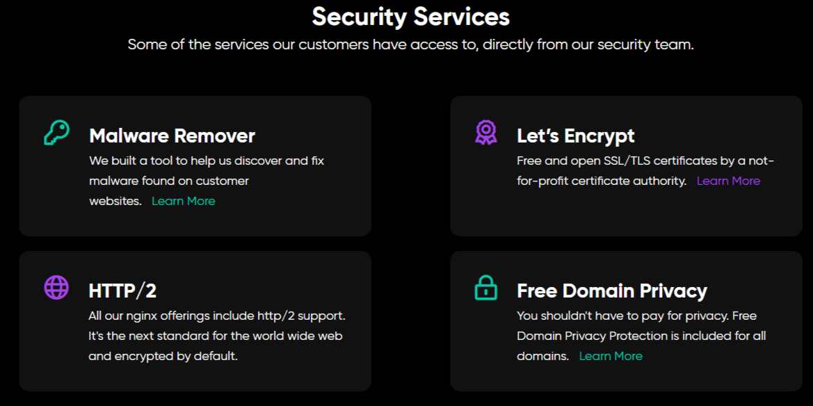 DreamHost Security Services