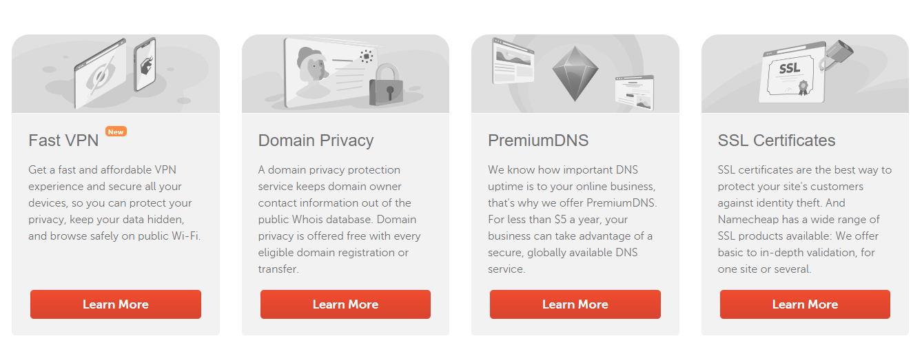 Namecheap Website Security